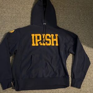 Notre Dame Champion Reverse Weave Hoodie